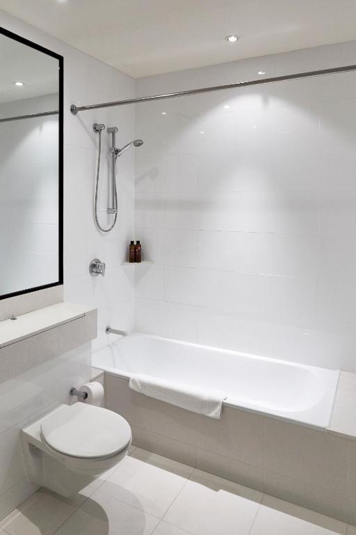 Koupelna v ubytování Hotel Ravesis
