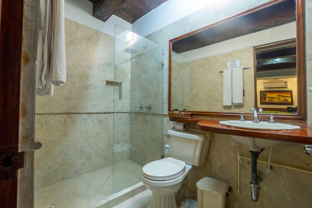 Koupelna v ubytování Hotel Don Pedro De Heredia