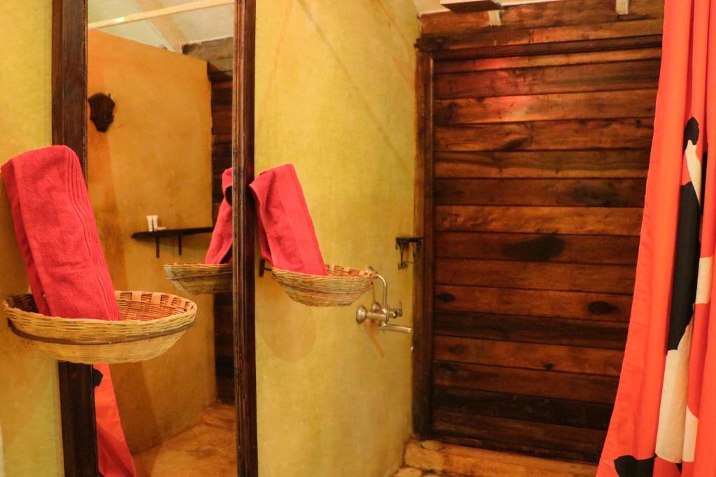Koupelna v ubytování Namaste Jungle - A Boutique Homestay