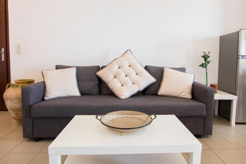 Posezení v ubytování Kimata Apartments