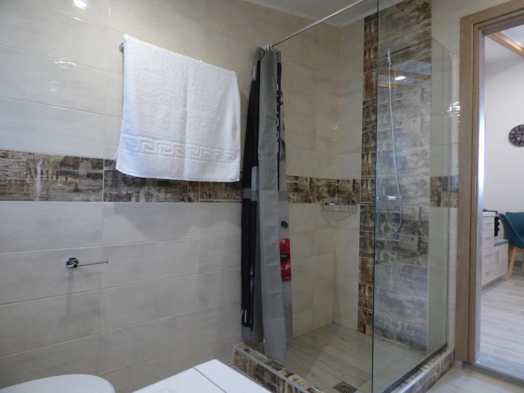 Koupelna v ubytování Patsis Appartment