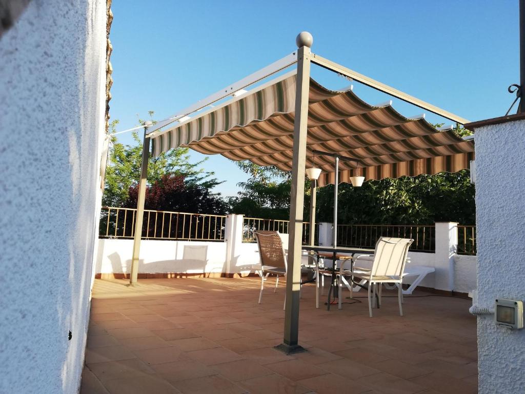 Patio alebo iná vonkajšia časť ubytovania Cortijo Los Abedules