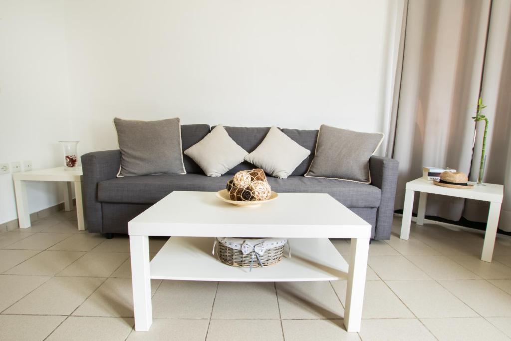 Posezení v ubytování Kimata Apartments
