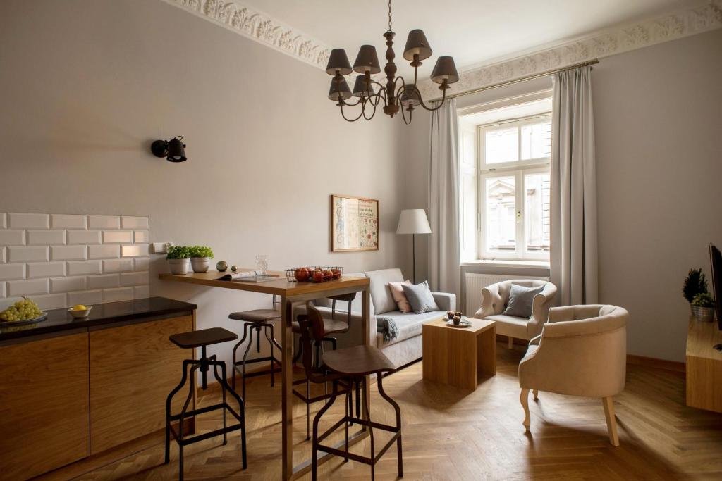 Posedenie v ubytovaní Belle Epoque Residence