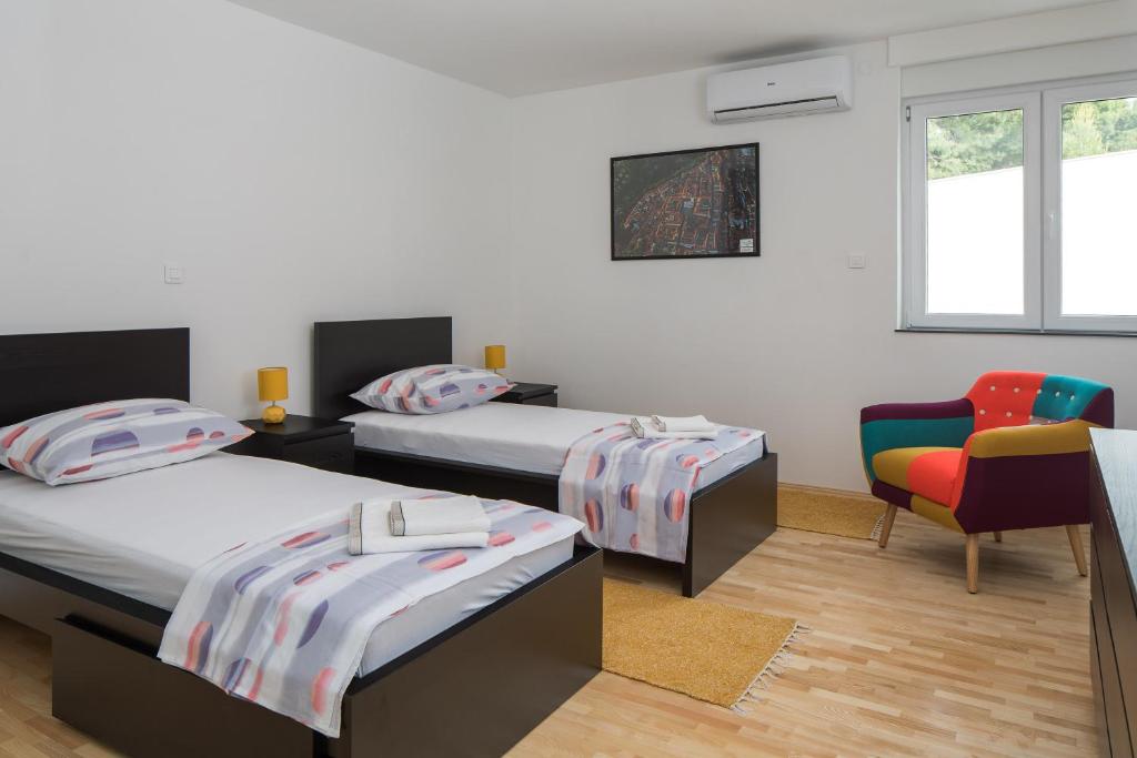 Posteľ alebo postele v izbe v ubytovaní Absolute Beach Villa