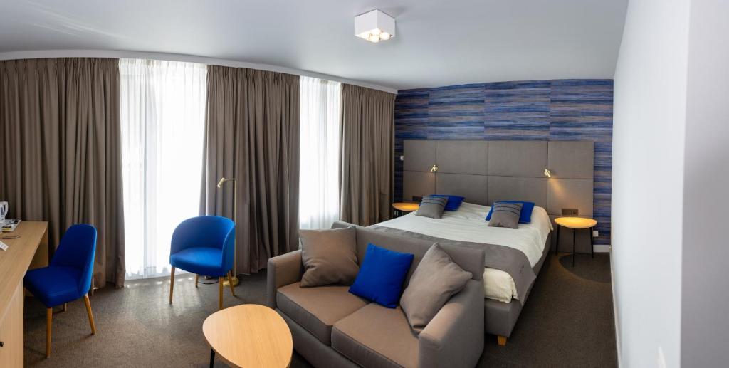 Posezení v ubytování Hotel Les 3 Cles