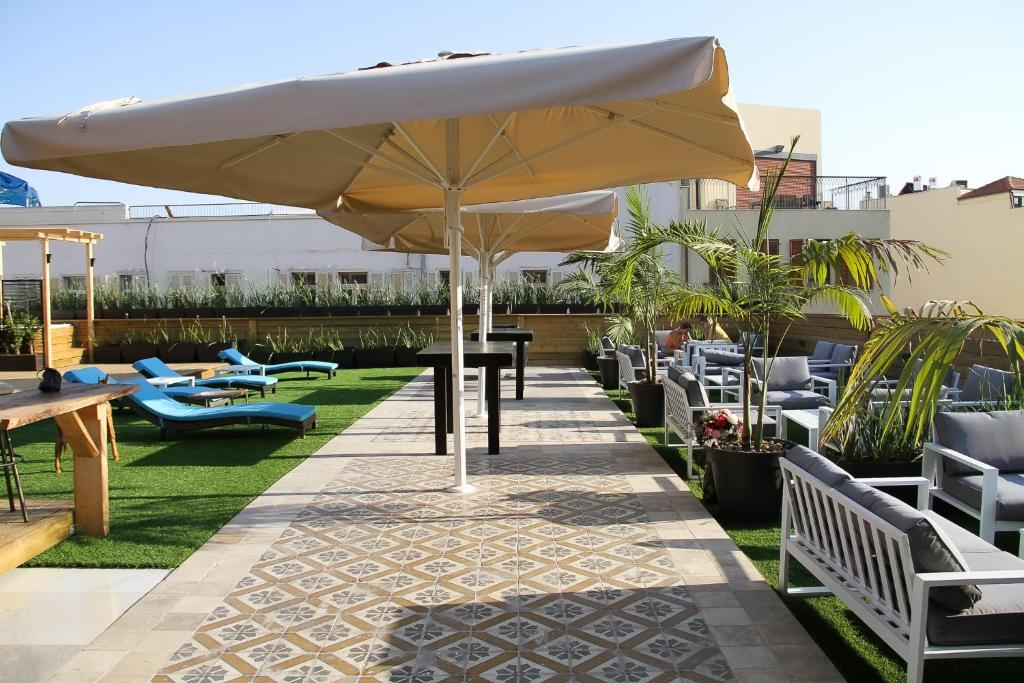 Zahrada ubytování Jaffo Tel-Aviv King Gallery Boutique Hotel