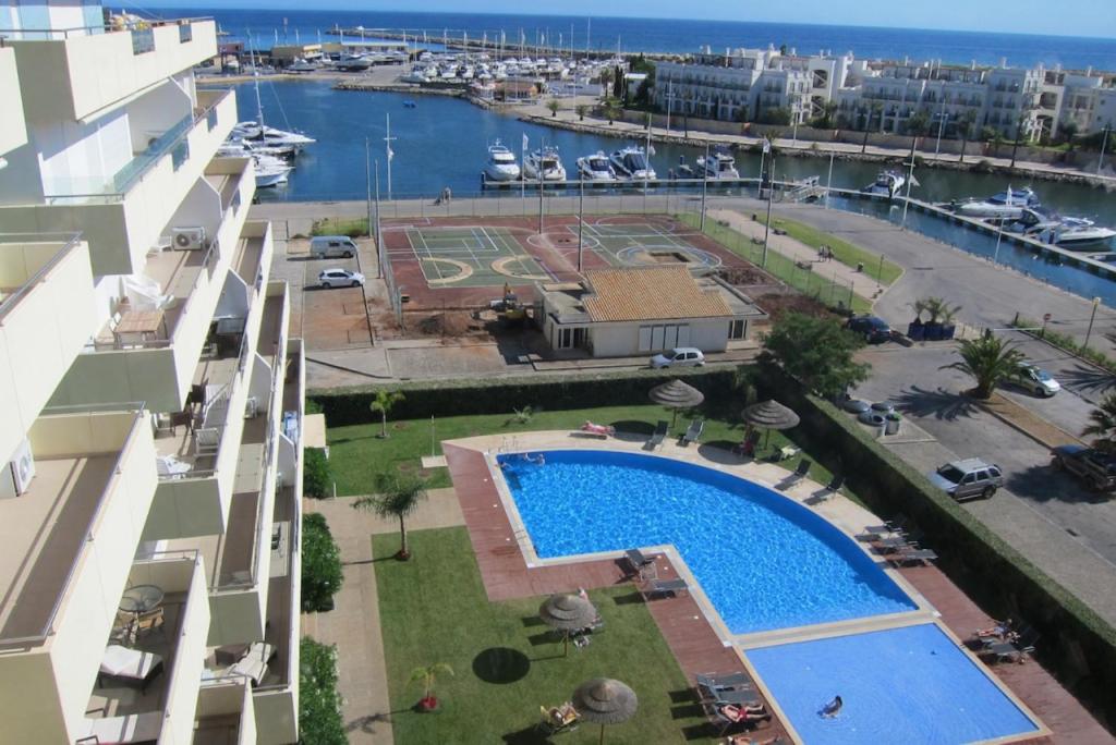 A view of the pool at Vilamoura Marina Beach Aquamar 103 or nearby