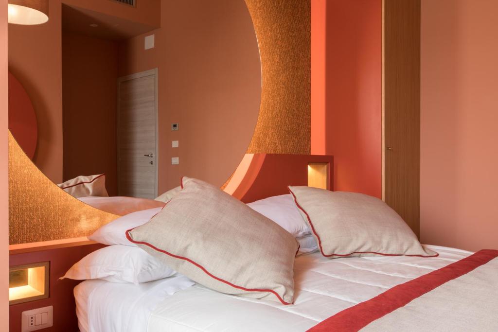 Кровать или кровати в номере Le Texture Premium Rooms Duomo-Cordusio