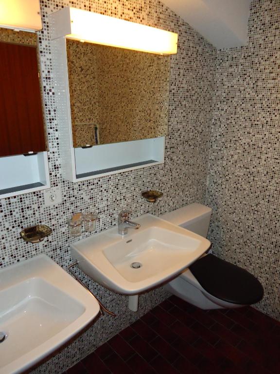 Koupelna v ubytování Haus Rio