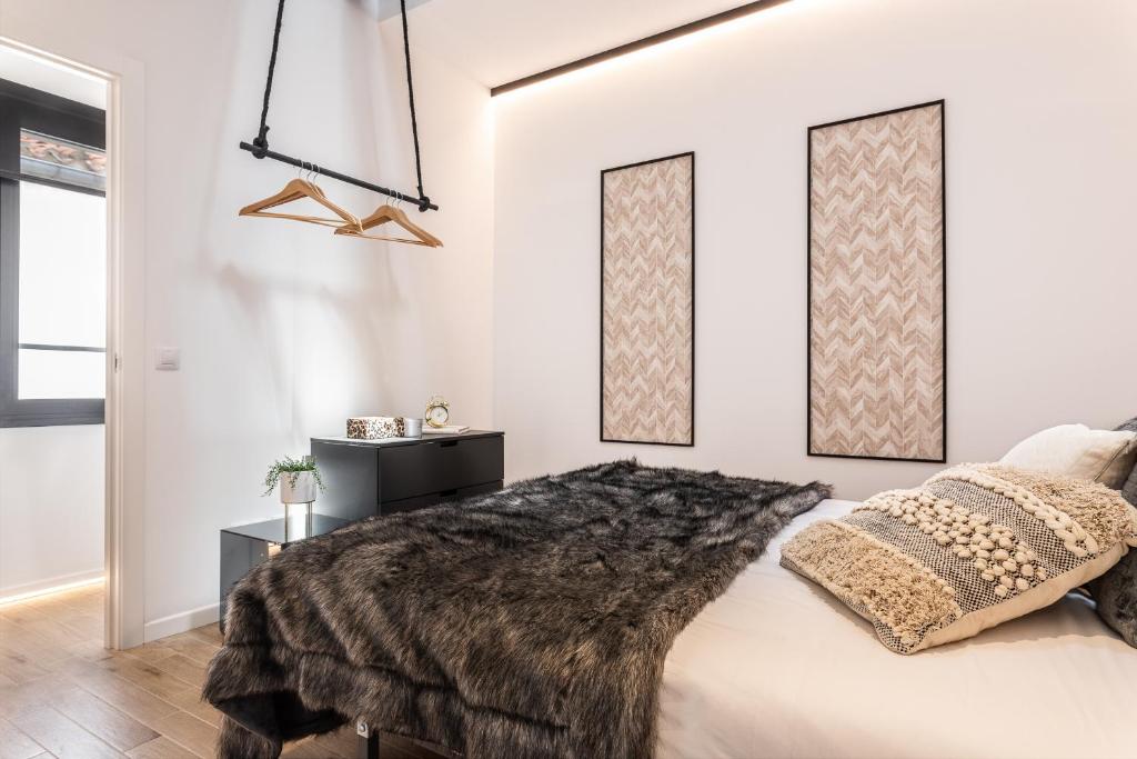 Postel nebo postele na pokoji v ubytování Waou PALACE es MIA - Corta Duración
