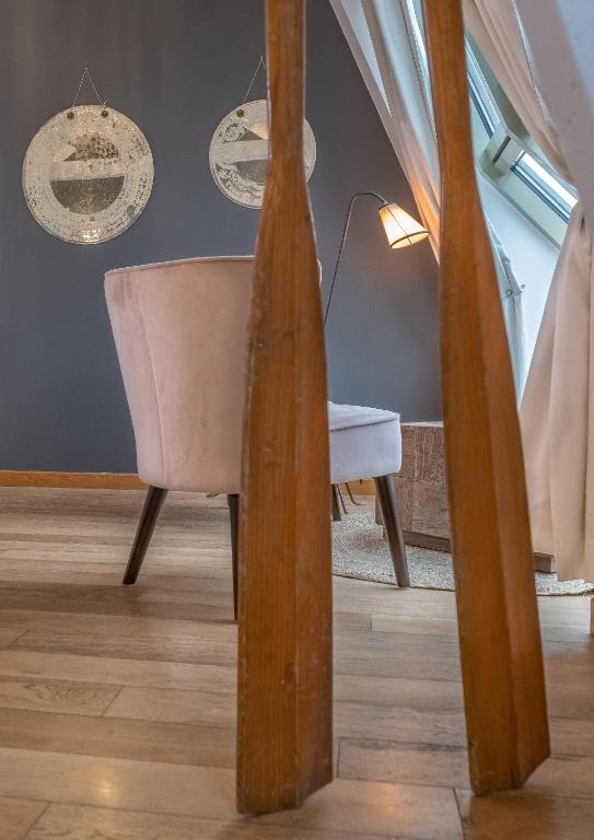 Posezení v ubytování Chambres avec Vue