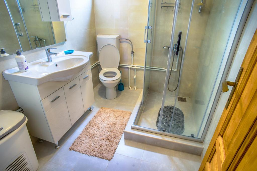 Koupelna v ubytování Guest house Mickovic
