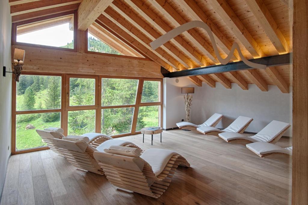 Posezení v ubytování Hotel Garni Elisir