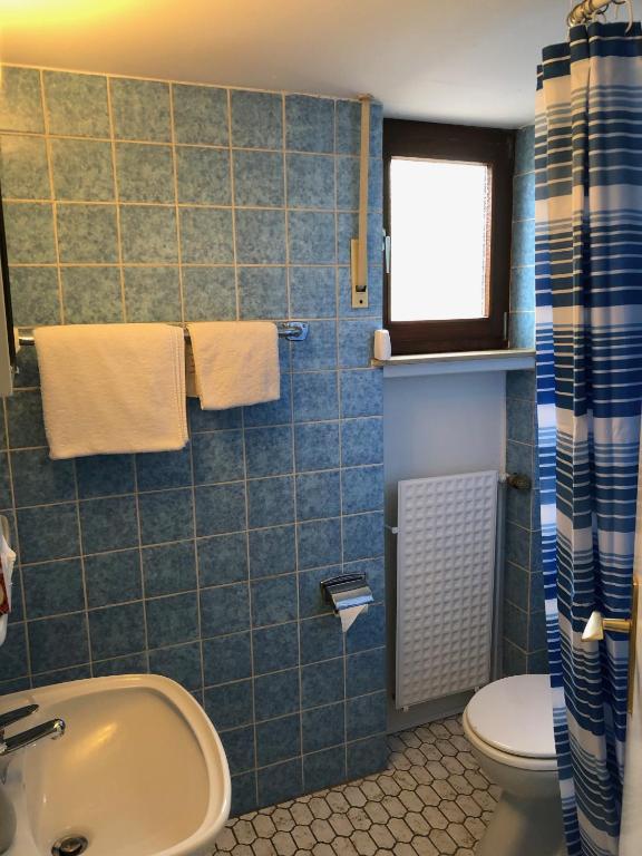 Koupelna v ubytování Hotel Del Sol