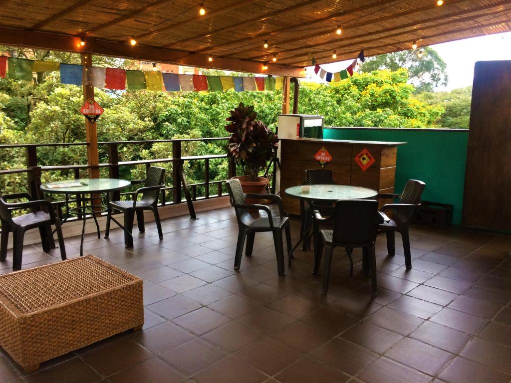 Restaurace v ubytování Casa Kiwi Hostel