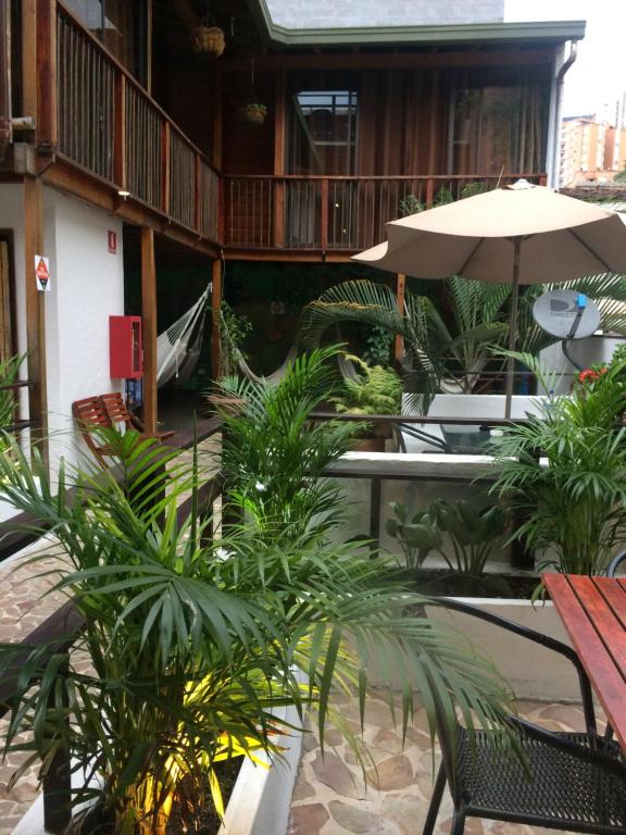 Balkón nebo terasa v ubytování Casa Kiwi Hostel