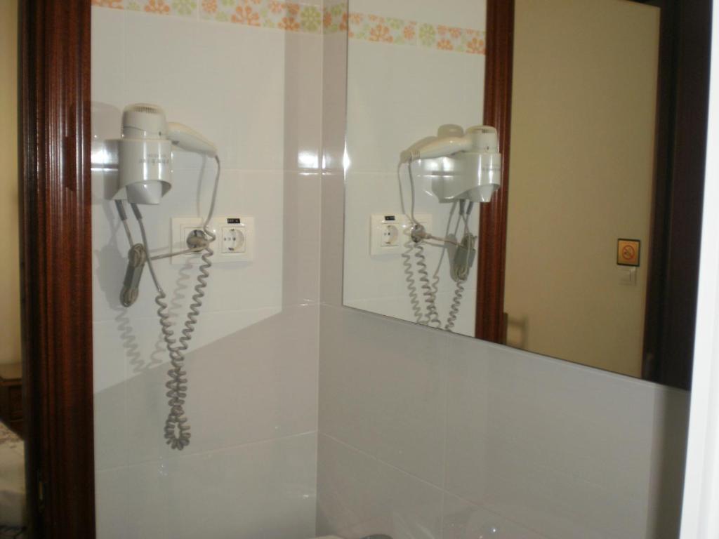 Koupelna v ubytování Hostal Salomé