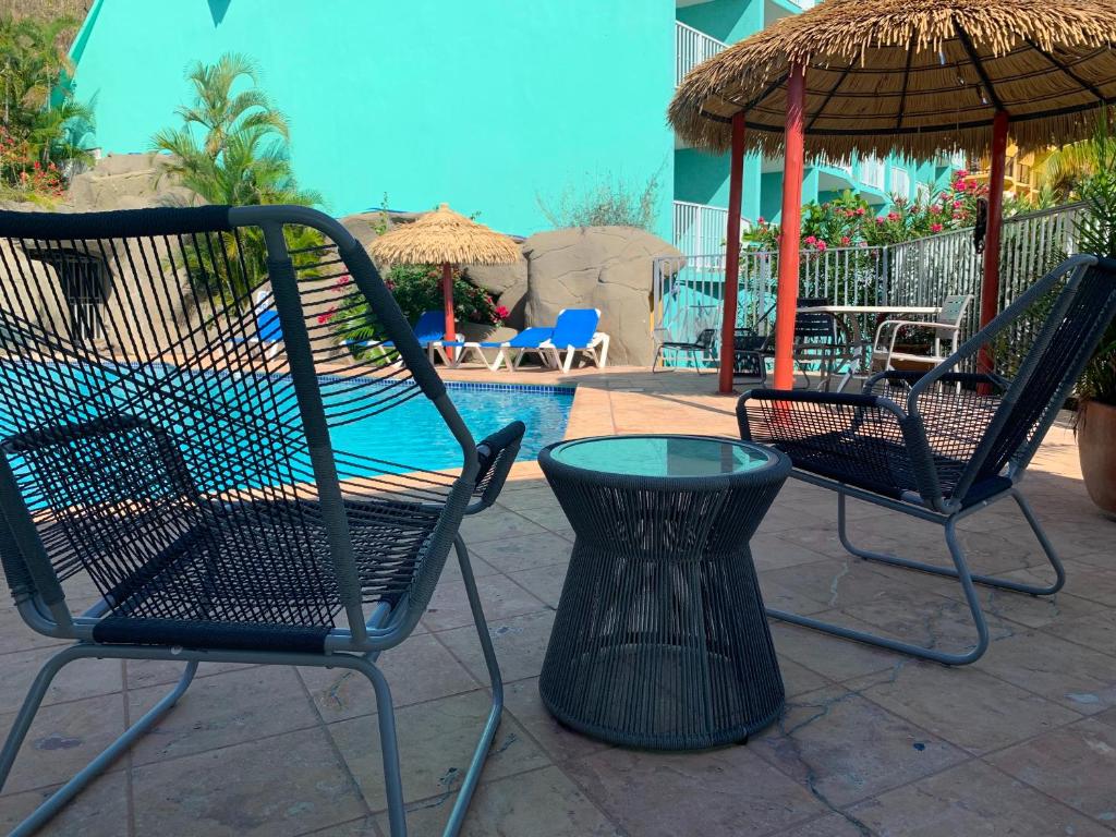 Bazén v ubytování Emerald Beach Resort nebo v jeho okolí
