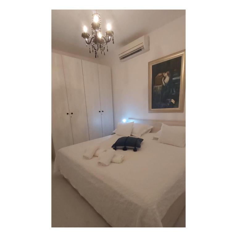 Postel nebo postele na pokoji v ubytování Oleander Apartment & Room Centar