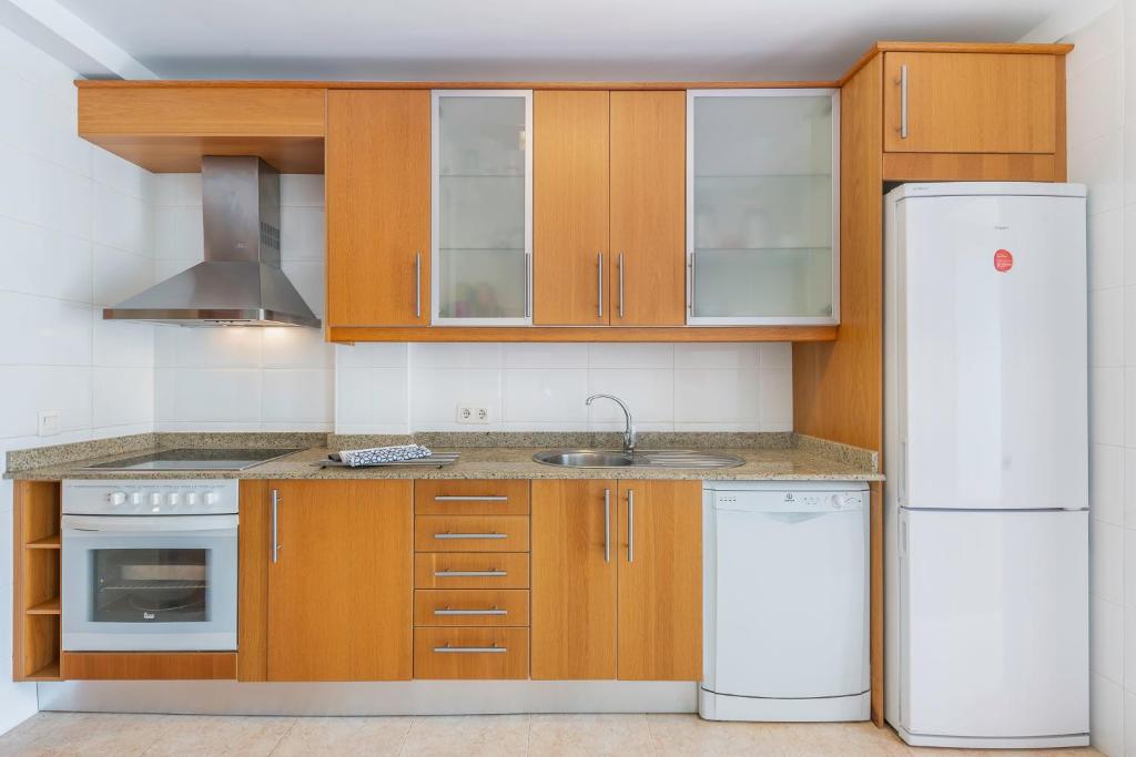 Kuchyň nebo kuchyňský kout v ubytování Can Jaume Apartment