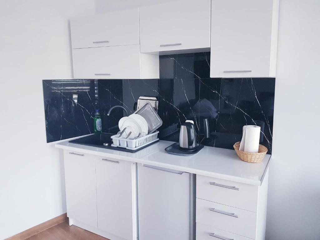 Kuchnia lub aneks kuchenny w obiekcie Apartamenty Polna