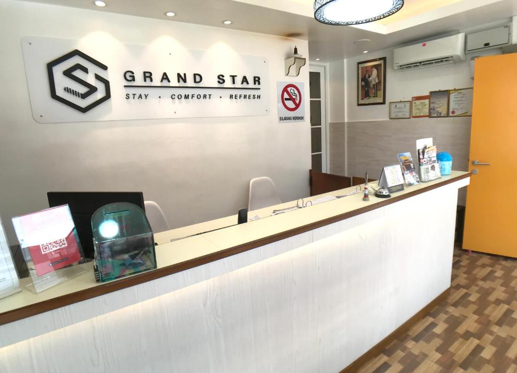Certifikát, hodnocení, plakát nebo jiný dokument vystavený v ubytování Grand Star Hotel