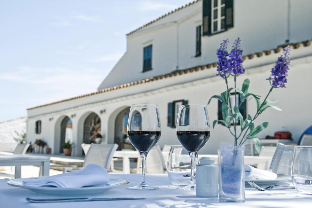 Restaurace v ubytování Hotel Rural Binigaus Vell
