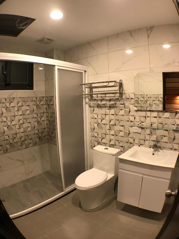 Koupelna v ubytování Chi Chu B&B