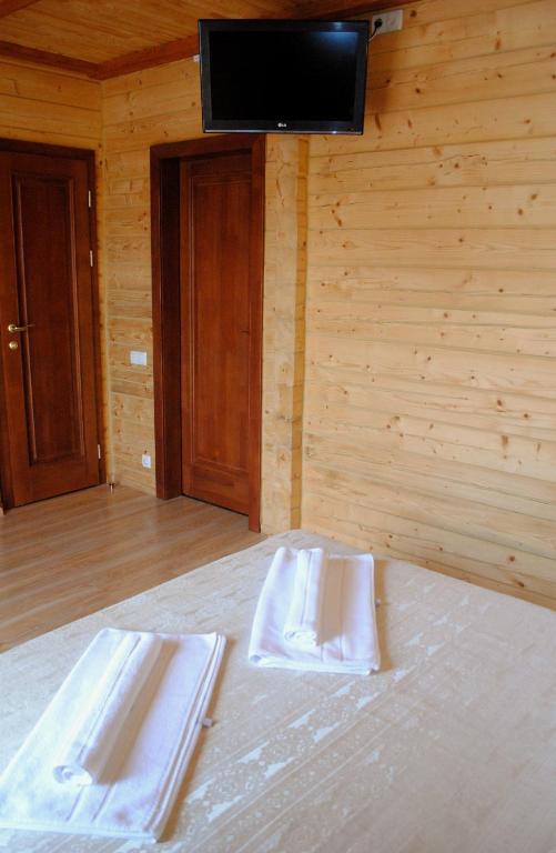 Postel nebo postele na pokoji v ubytování Hotel Forward Pool&Sauna