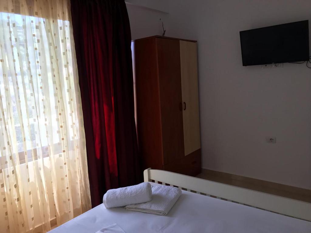 Postel nebo postele na pokoji v ubytování Villa HENA