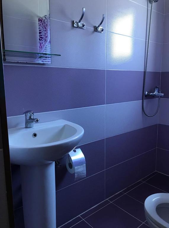 Koupelna v ubytování Villa HENA