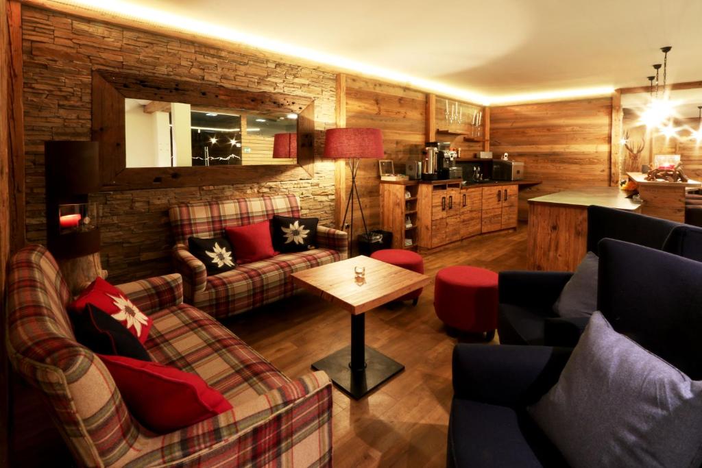 Posezení v ubytování Amber Ski-in/out Hotel & Spa
