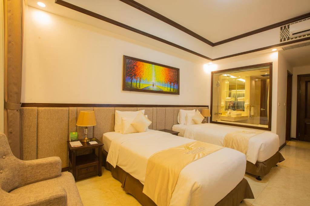 Westlake Hotel & Resort Vinh Phuc - Deluxe Tweepersoonskamer Met 2 Aparte Bedden