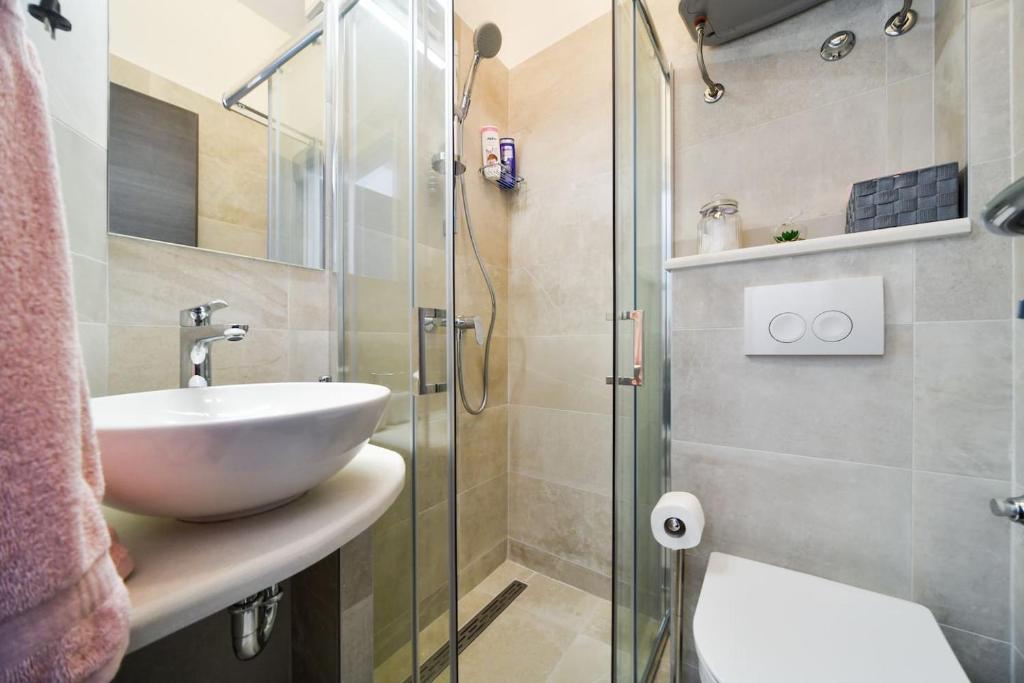 Kúpeľňa v ubytovaní Rooms Nekic 1