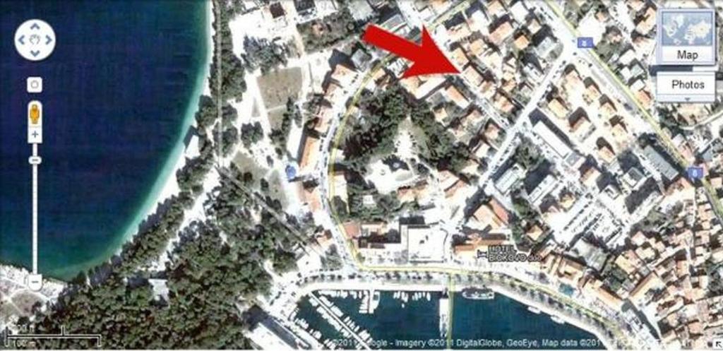 Letecký snímek ubytování Apartment Jurasović