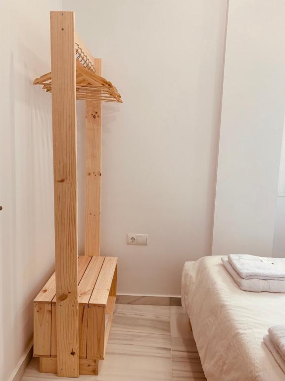 Postel nebo postele na pokoji v ubytování La Casa de Adolfo