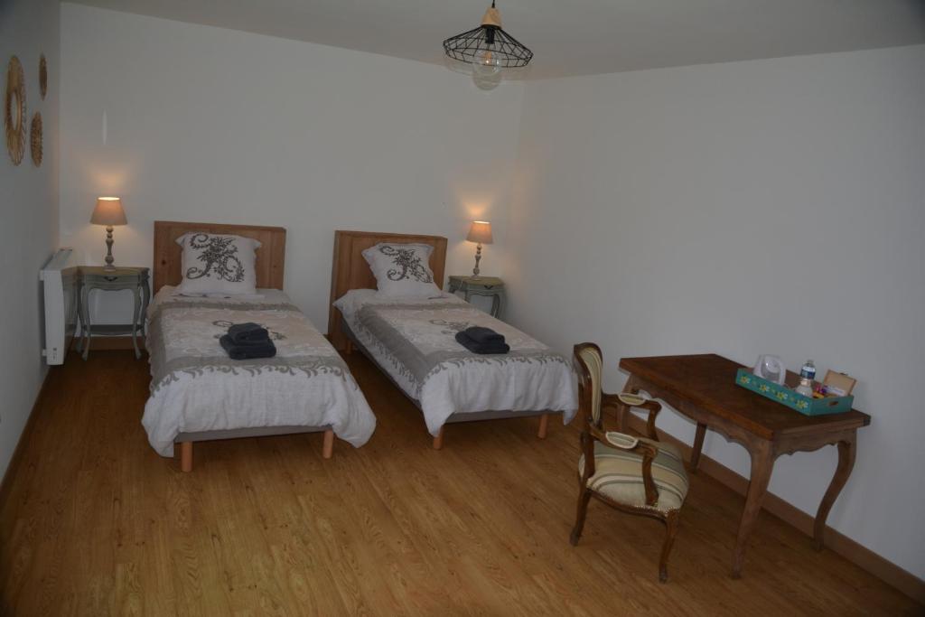 la maison du saussoy - Tweepersoonskamer Met 2 Aparte Bedden