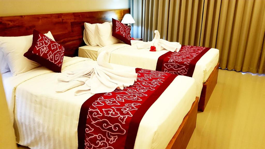 Postel nebo postele na pokoji v ubytování Swan Inn