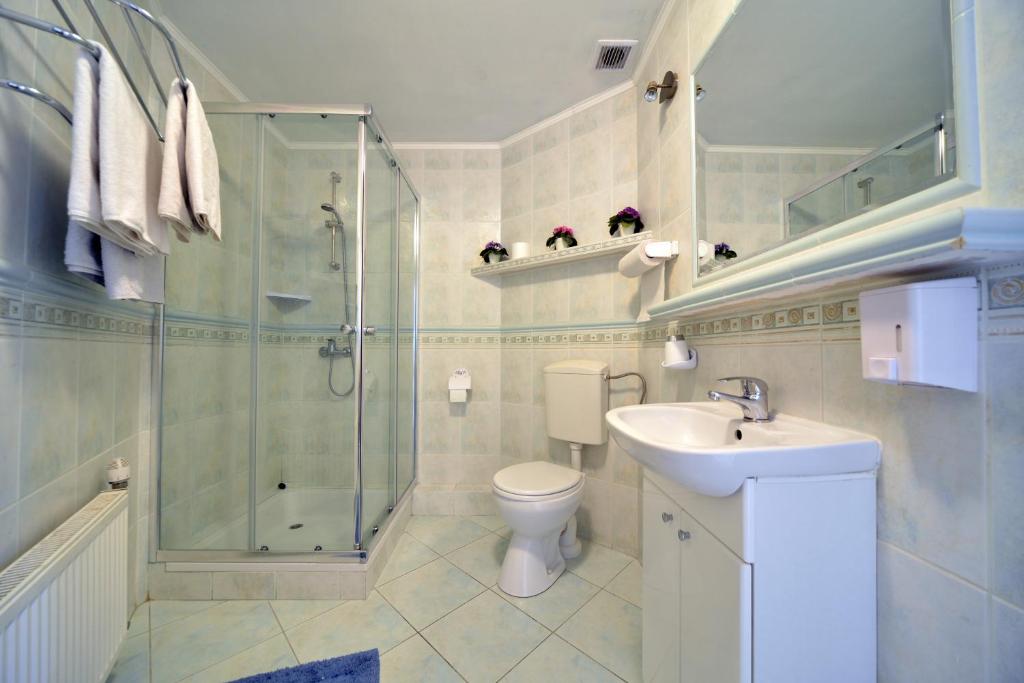 Kúpeľňa v ubytovaní Casablanca Pokoje i Apartamenty