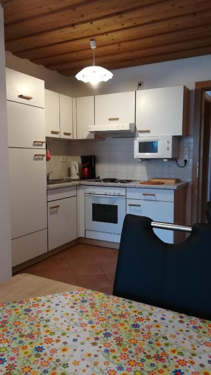 A kitchen or kitchenette at Apartments Grabler