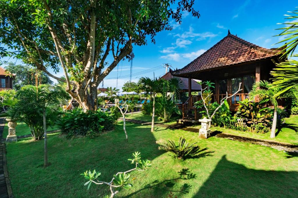 The Cozy Villas Lembongan - Bungalow En Bois Avec Vue Sur Le Jardin
