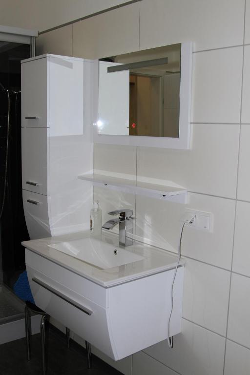 Koupelna v ubytování Apartment Fonhauser