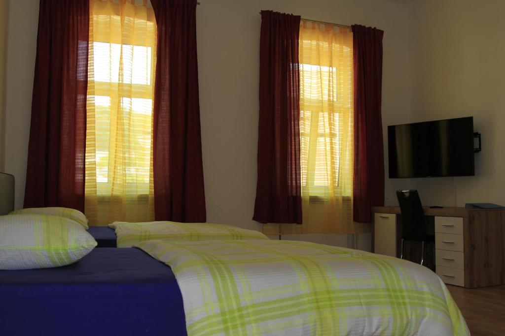 Postel nebo postele na pokoji v ubytování Apartment Fonhauser