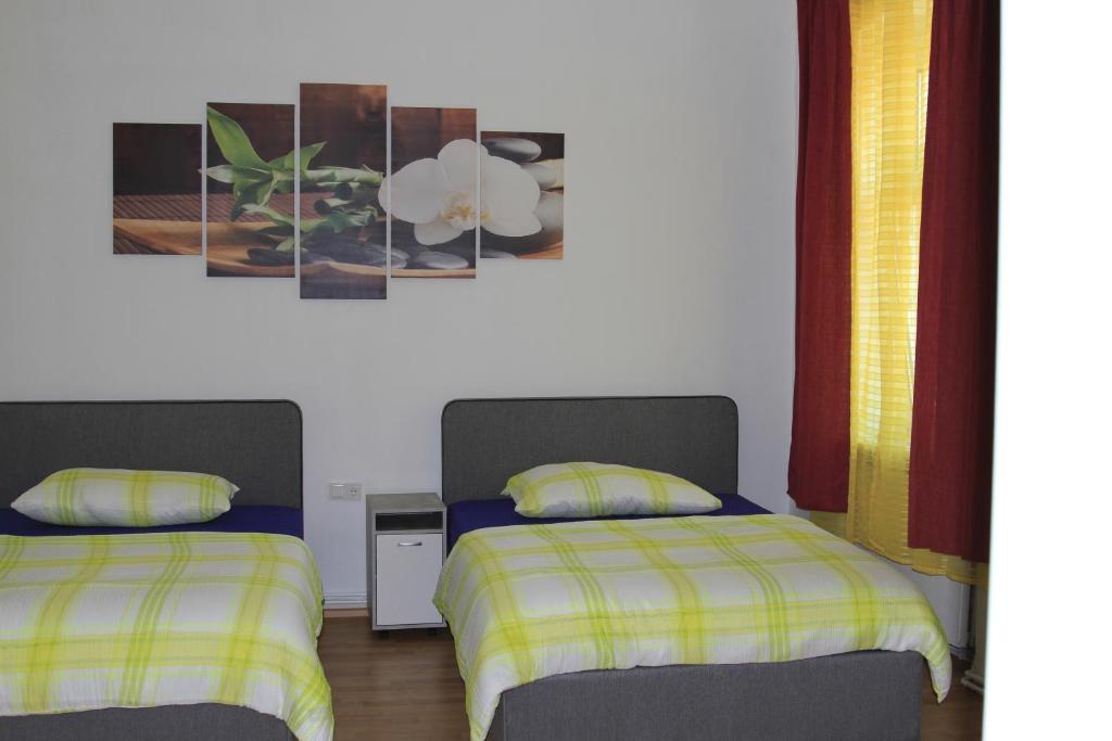 Postel nebo postele na pokoji v ubytování Apartment Fonhauser