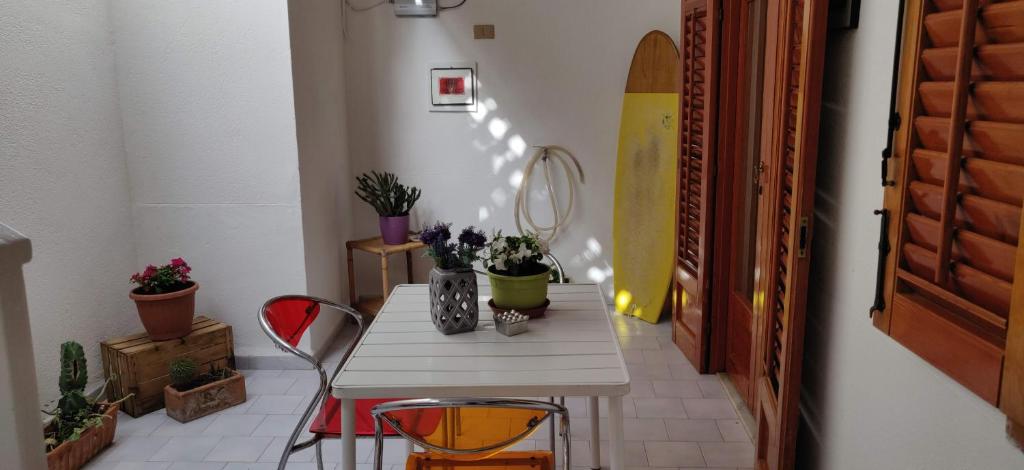 A seating area at Appartamento a due passi dal mare