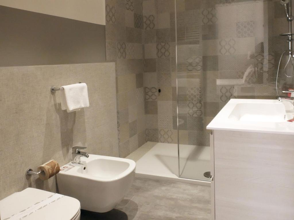 Koupelna v ubytování Hotel Carlton