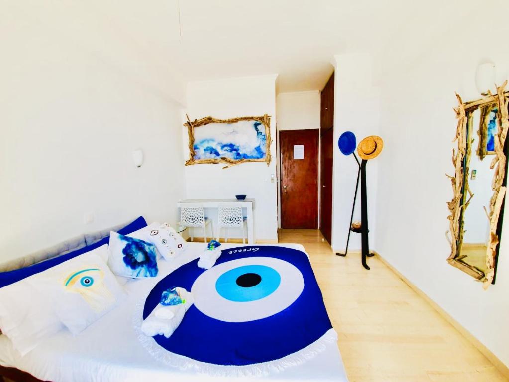 Thomas Art Hotelにあるベッド