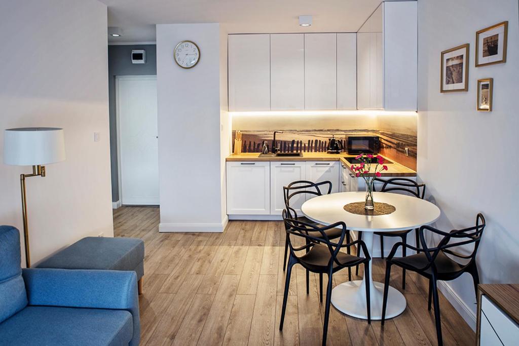 Kuchyňa alebo kuchynka v ubytovaní Apartamenty Silva Hel