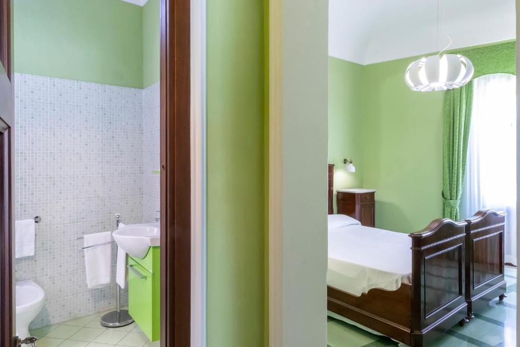 Koupelna v ubytování Dimora La Torre Room